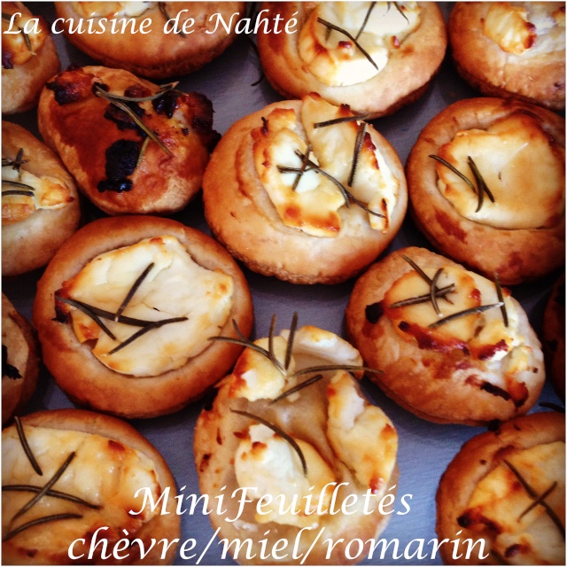 Mini Feuilletés au chèvre frais,miel et romarin Mini_f10