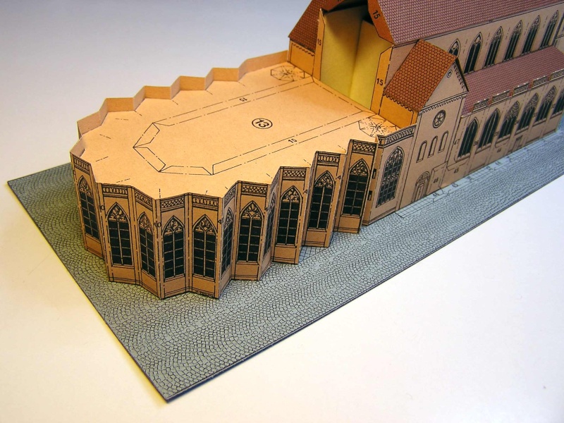 Münster zu Freiburg i.B. - Kartonmodell 1:500 von Kurt Fehling  2510