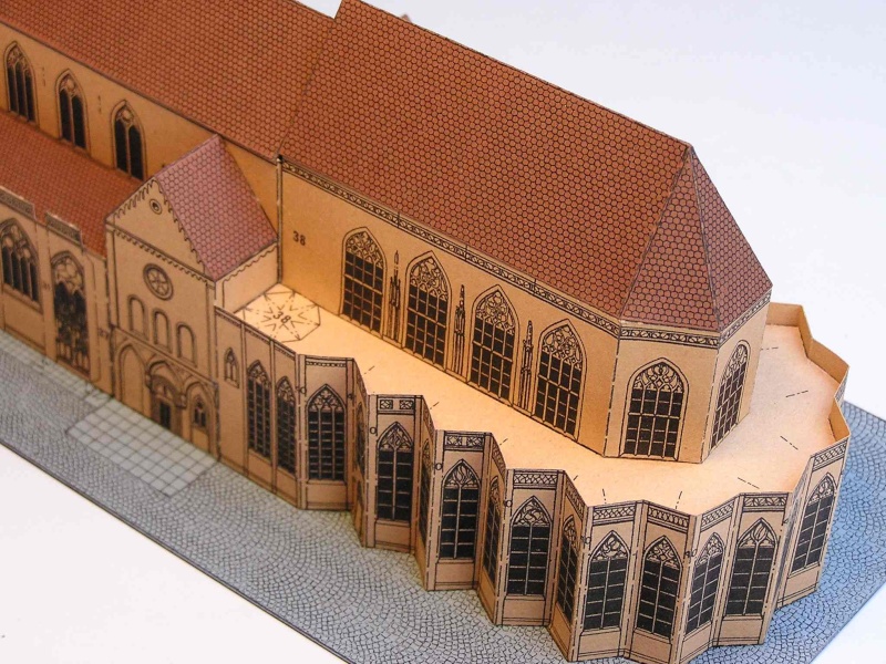 Münster zu Freiburg i.B. - Kartonmodell 1:500 von Kurt Fehling  2910