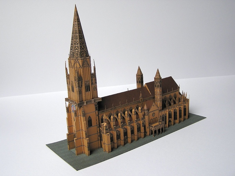 Münster zu Freiburg i.B. - Kartonmodell 1:500 von Kurt Fehling  - Seite 2 B_0110