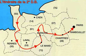 Les chars de la 2°DB en France. 2edb10