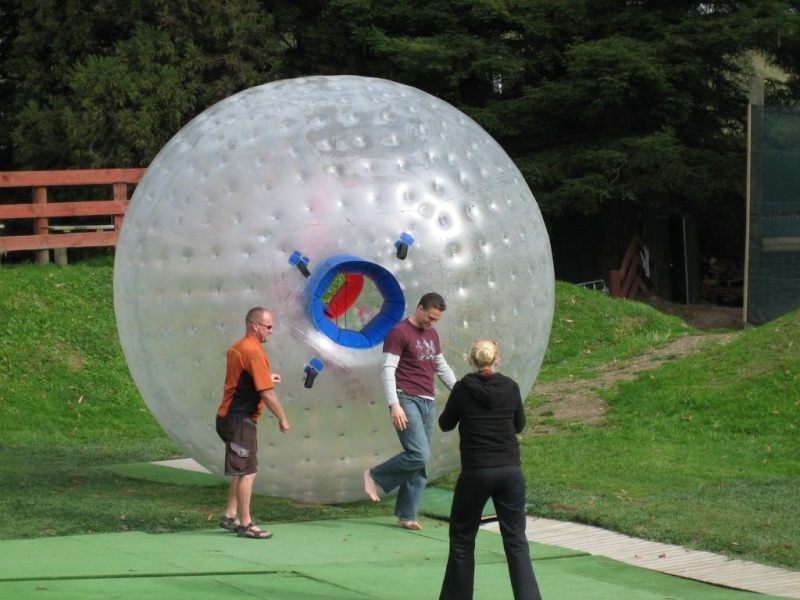 Zorb à Ngongotaha, Rotorua - Nouvelle Zélande Zorb110