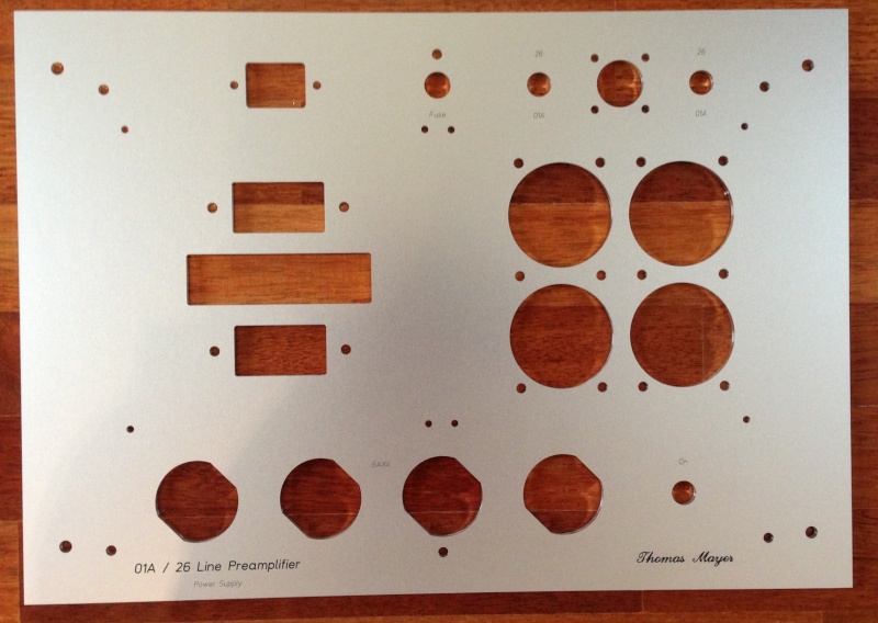 DIY 26/UX-201a line preamplifier. Image27