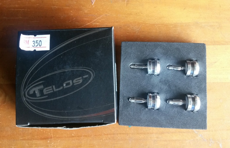 Telos Audio Design Platinum Speaker Terminal Caps (4 Piece) Telos110