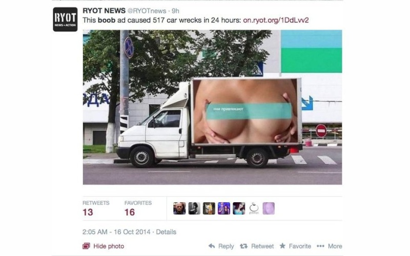 Une pub affichée sur un camion provoque plus de 500 accidents en 24 heures  S9m5w410