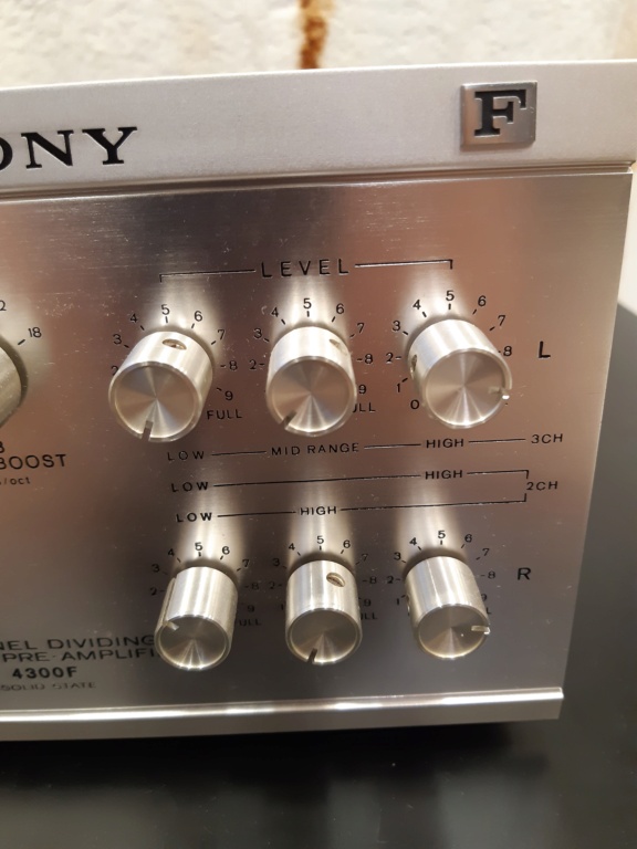 Sony channel dividing stereo pre-amplifier(used) 20210114