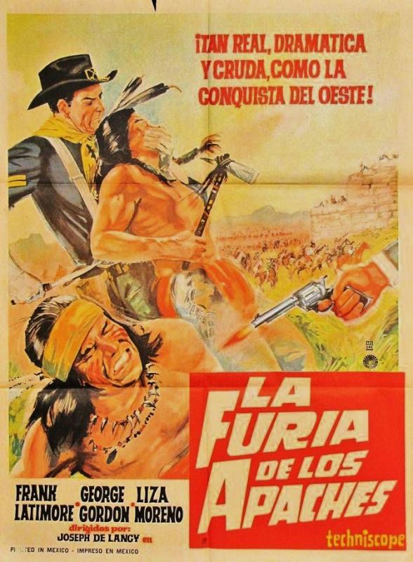 furie apache - La furie des Apaches . El hombre de la diligencia . 1964 . José Maria Elorrieta. Dollar12