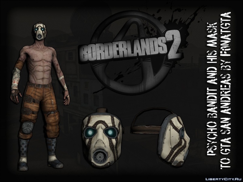 [Skin] Borderlands: Psyho bandit and mask 13491914