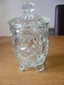 Any ID thoughts please art deco? pressed glass biscuit box Glass_10