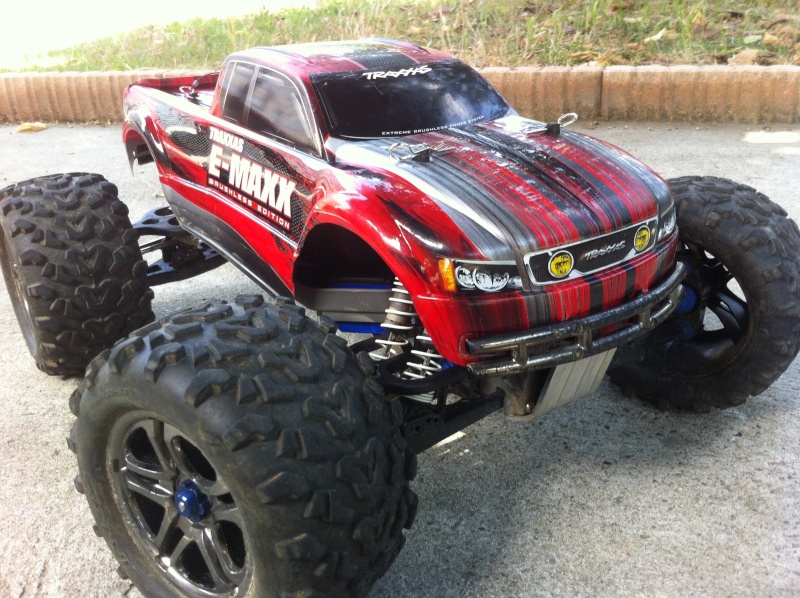 Traxxas E-maxx brushless edition red partie   Image12