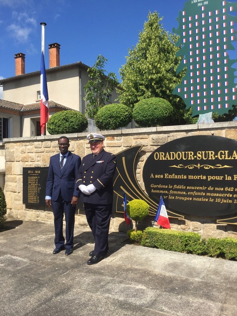 74ème cérémonie de commémoration du massacre d'Oradour-sur-Glane 151010