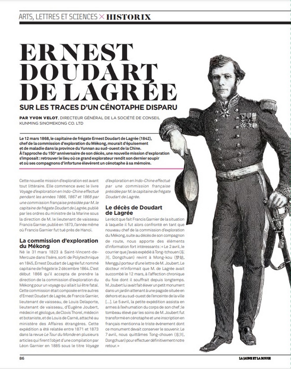 [ Histoire et histoires ] Bicentenaire de la naissance de Ernest Doudart de Lagrée à Saint-Vincent-de-Mercuze (38660) A167
