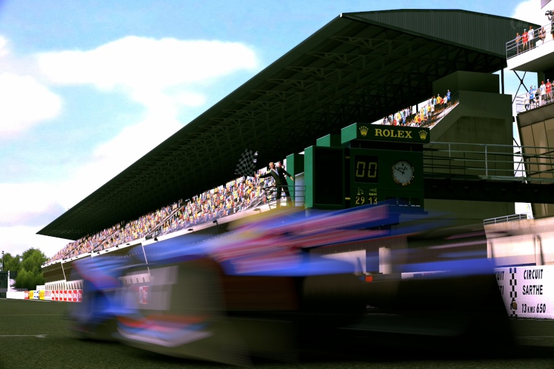 SRBC: Saison 1 - Courses 5 et 6 - Le Mans 2005 sans chicanes Circui74