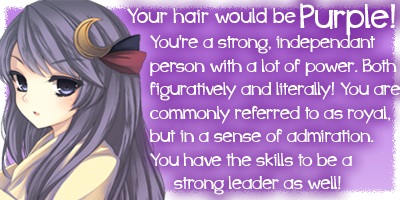 What anime hair color suits you? ;3; 3743_p11