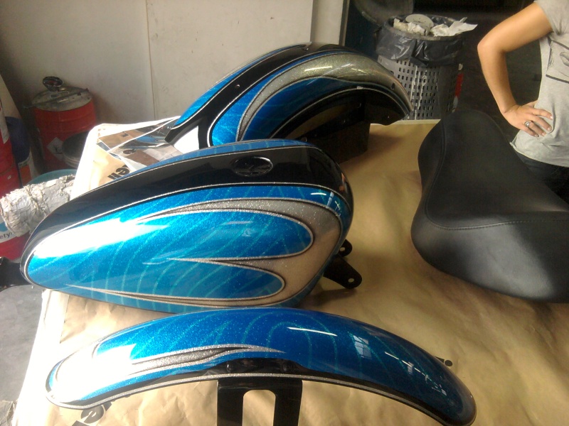 Serbatoio metalflake per iron 2012-037