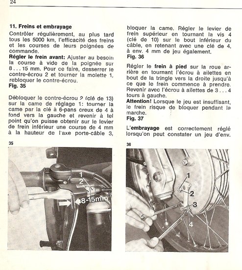 [R75/5,1974] : freins tambours qui bloquent (méchant) sous la pluie Reglag11