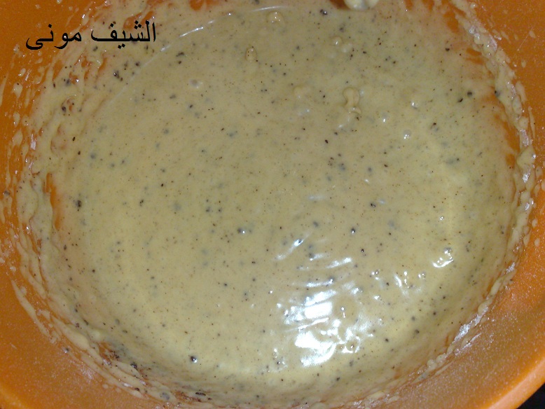 كيكة النسكافيه بأحلى وابسط تزيين من مطبخ الشيف مونى بالصور 410
