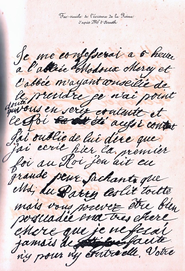 La correspondance de Marie-Antoinette avec sa mère Marie-Thérèse A_mthe10