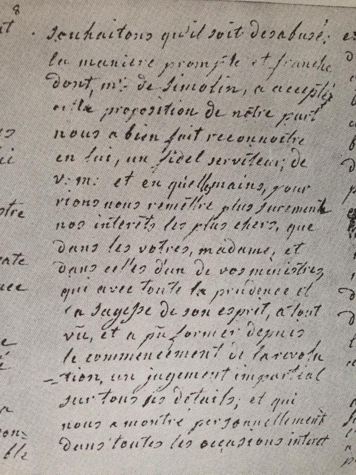 Lettre de Marie-Antoinette à Catherine II de Russie Cat_210