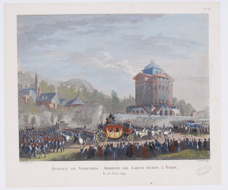 Le retour de la famille royale de Varennes à Paris (juin 1791) Dafan125