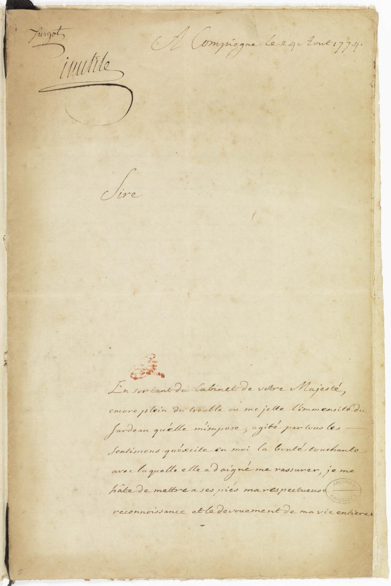 10 juin 1792 lettre au roi