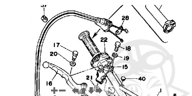 Guidon-POIGNEE D'accélérateur-sr500-xt500 (1) : Lesquelles adapter ?  2014-015