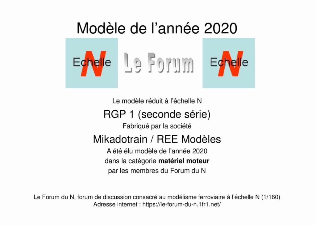 Modèles de l'année 2020 du Forum du N Receiv23