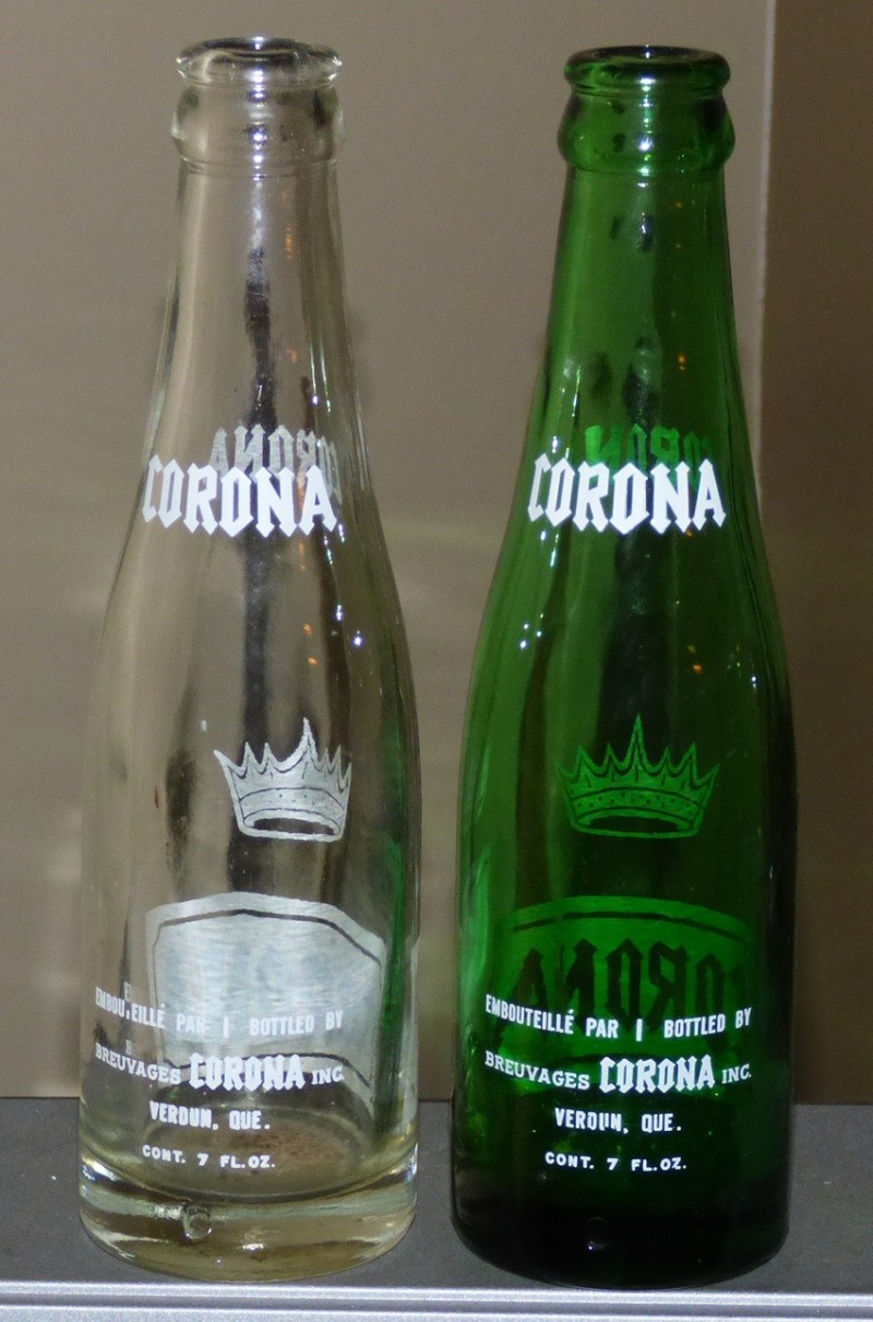 Bouteille de liqueur CORONA - Verdun / ACL / claire et verte - 7oz 2coron11