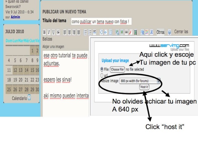 como publicar un tema nuevo con fotos ! Slide313