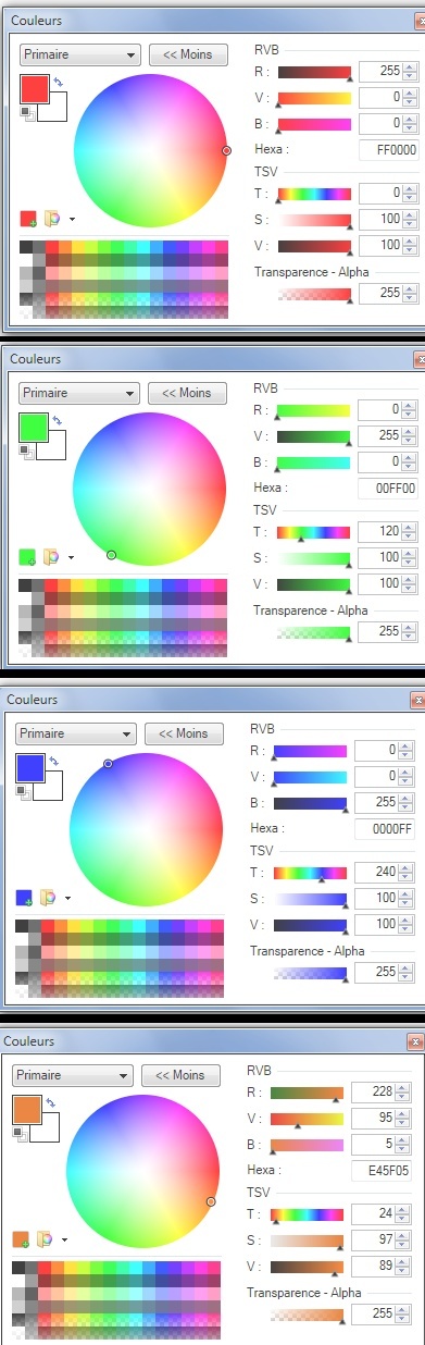 [Fiche] Créer un mask 4 couleurs au format DDS  avec Paint.Net 0210