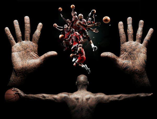 Michael 'Air' Jordan: hands of a basketball superstar! Michae10