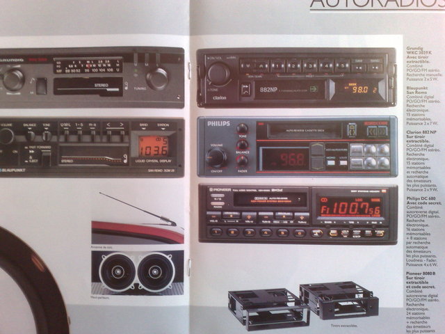 Autoradio d époque 205 309 GTI 19052010
