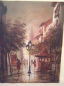 oil painting think maybe french? signed Image334