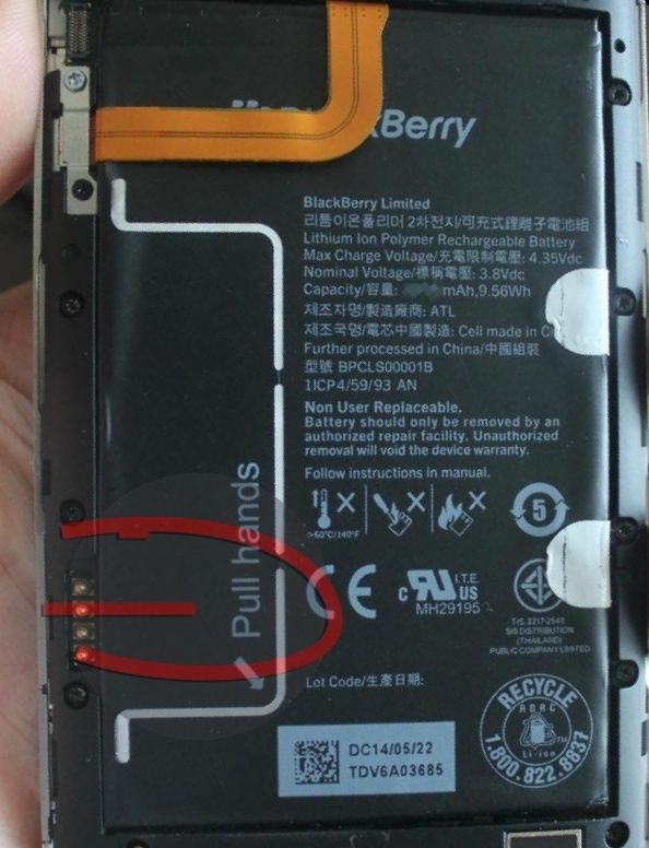 Blackberry CLASSIC Battery BPCLS00001B 111