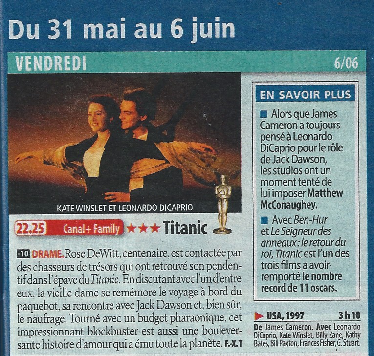 Programmes télé : films, téléfilms sur le Titanic - Page 9 Titani10