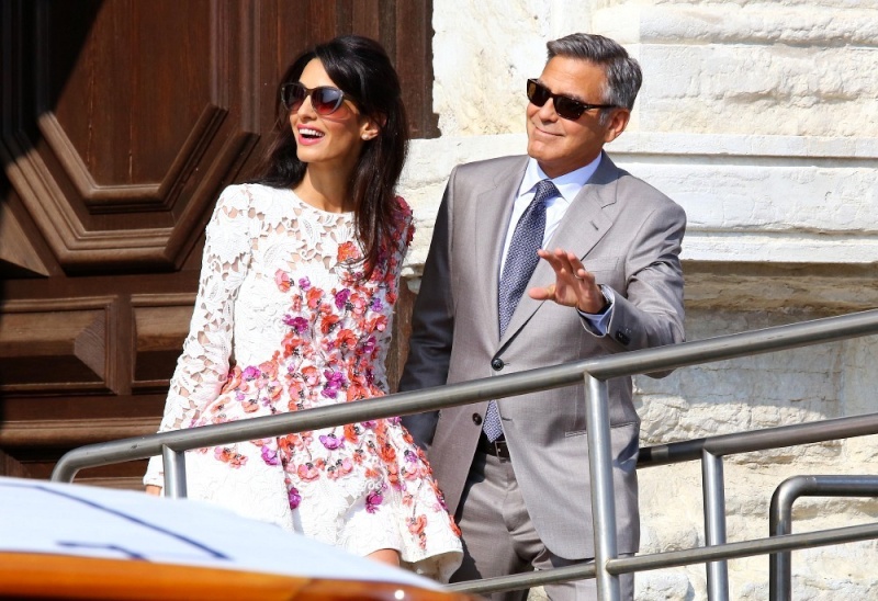 George Clooney, Amal Alamuddin Get Married - Page 2 George16