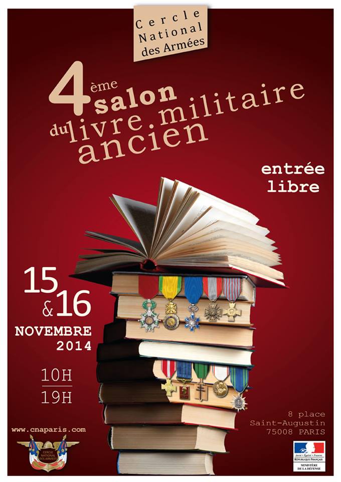 15 & 16 novembre: Salon du livre militaire ancien à Paris 10322511