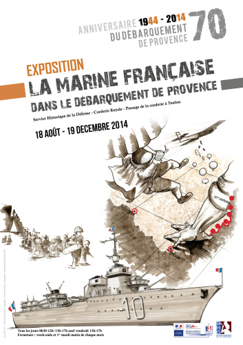Toulon: expo la Marine dans le débarquement de Provence 36501110