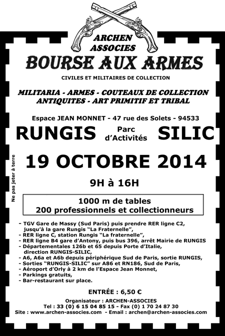 19 octobre: bourse aux armes de Rungis (94) Rungis10