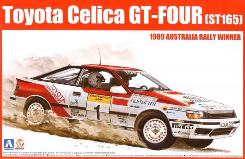 [aoshima 1/24°]TOYOTA celica ST165 rallye d'australie 1989 20752010