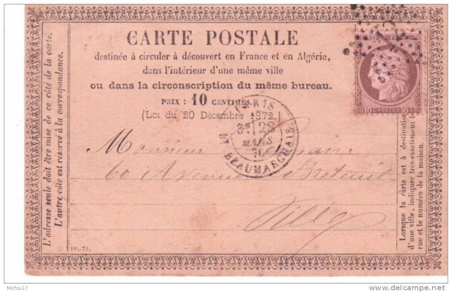 étoile 12 du 27 mars 1876 Bt BEAUMARCHAIS 12_76010