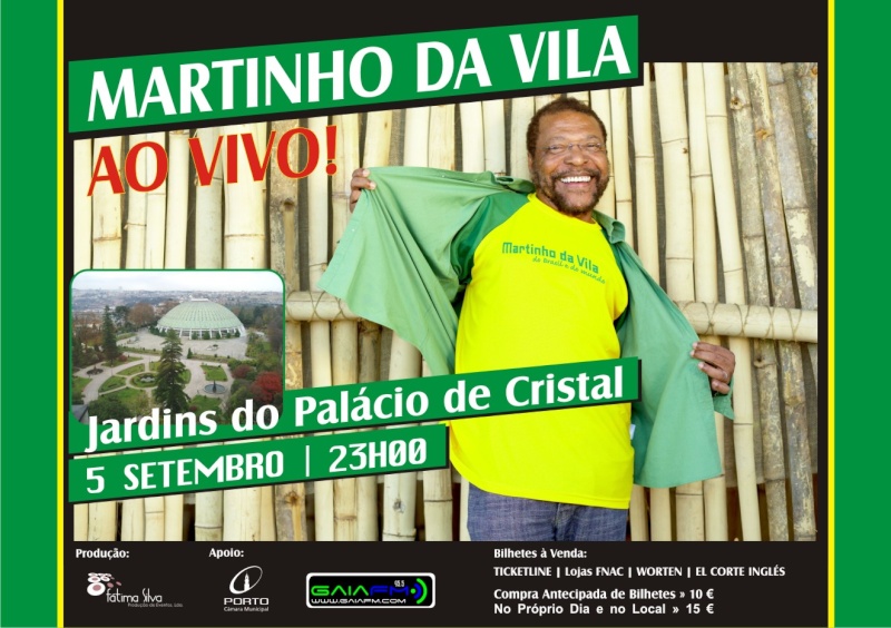 MARTINHO DA VILA - PORTO Cartaz10