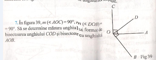 Determinarea masuri unghiului format dintre 2  bisectoarea T84-de10