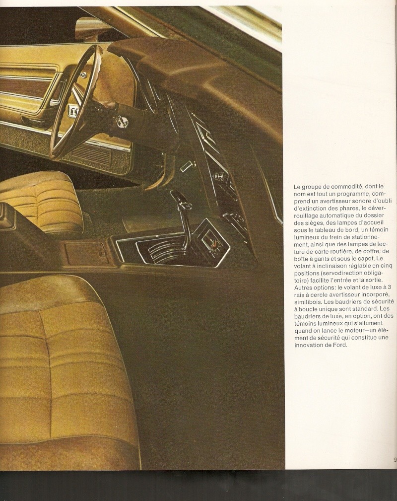 Brochure Mustang 1971, Canadienne Française-2R Numyri19