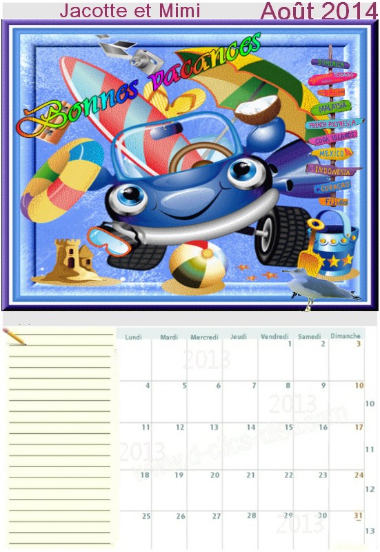 calendriers des anniversaires des divers membres Calend22