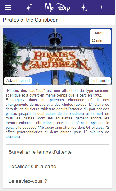 [APP] My Dlp (Mon Disneyland Paris) : Tout Disneyland Paris dans votre poche ! 810