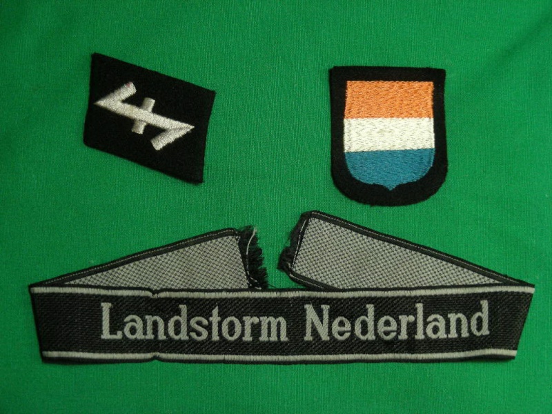 Insigne tricolore inconnu - insigne volontaire brigade Nerderland de la WSS ? Gssned10