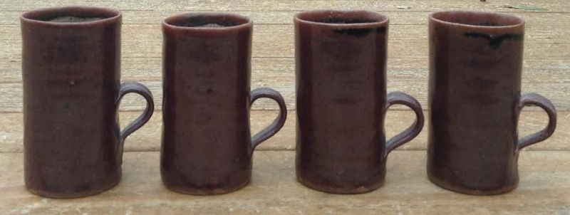 Barry Brickell mugs and coffee pot Bricke12