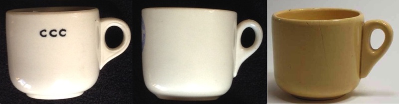 N.Z. RLY. REFRESHMENT ROOMS: Grindley cup, CL saucer Handle10