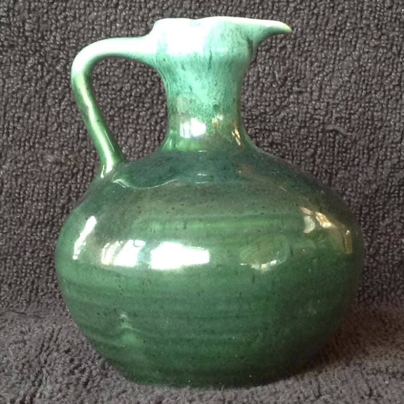 (2) little green Orzel jug(s) Jug10